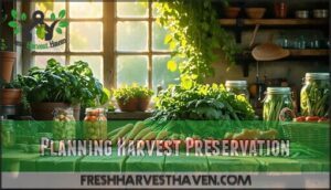 planning harvest preservation