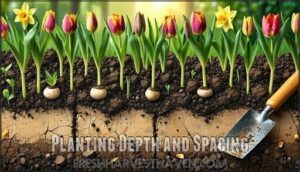 planting depth and spacing