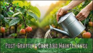 post-grafting care and maintenance