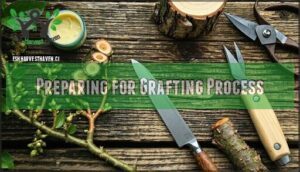 preparing for grafting process