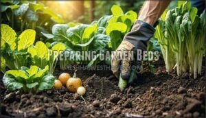 preparing garden beds