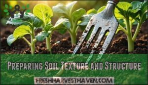 preparing soil texture and structure