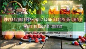 preserving fresh fruit from garden