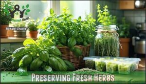 preserving fresh herbs