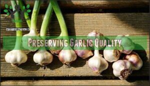 preserving garlic quality