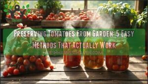 preserving tomatoes from garden