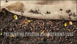 preventing erosion and nutrient loss