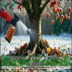 preventing overwintering pests and diseases
