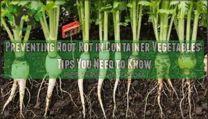 preventing root rot container vegetables