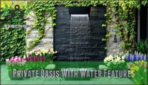private oasis with water features