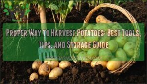proper way to harvest potatoes