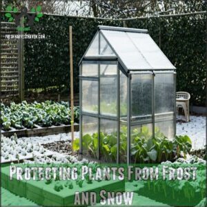 protecting plants from frost and snow