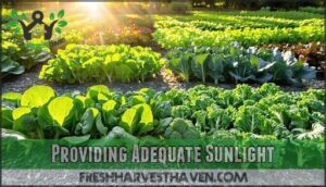 providing adequate sunlight