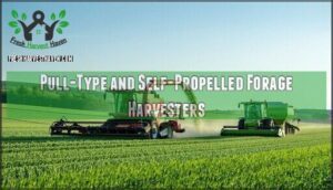 pull-type and self-propelled forage harvesters