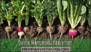 quick maturing varieties