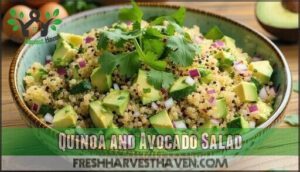 quinoa and avocado salad