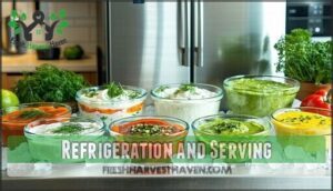 refrigeration and serving