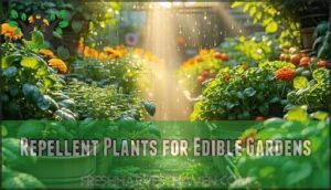repellent plants for edible gardens