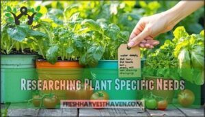 researching plant specific needs