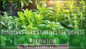 resistant herb varieties for disease prevention
