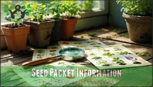 seed packet information