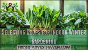 selecting crops for indoor winter gardening