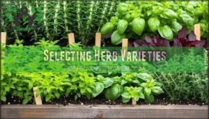 selecting herb varieties