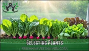 selecting plants