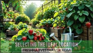 selecting the ideal location