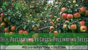 self-pollinating vs cross-pollinating trees