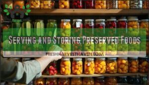 serving and storing preserved foods