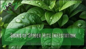 signs of spider mite infestation