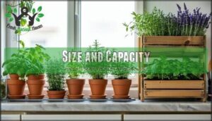 size and capacity