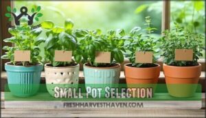small pot selection