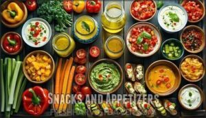 snacks and appetizers