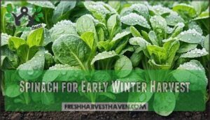 spinach for early winter harvest