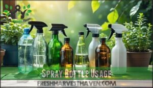 spray bottle usage