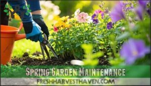 spring garden maintenance