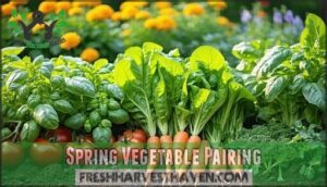 spring vegetable pairing