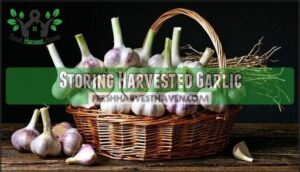 storing harvested garlic