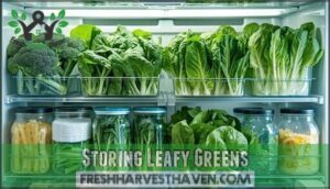 storing leafy greens