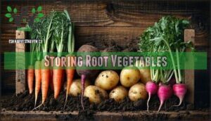 storing root vegetables