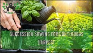 succession sowing for continuous harvest