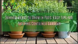 summer herbs to grow in pots