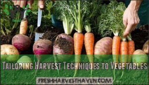 tailoring harvest techniques to vegetables