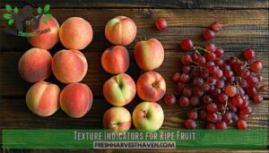 texture indicators for ripe fruit
