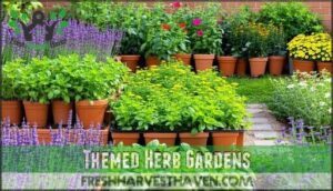 themed herb gardens