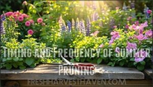timing and frequency of summer pruning
