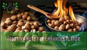 toasting nuts for enhanced flavor