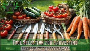 tool selection for harvesting